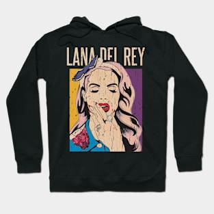 Beautiful Del Rey Vintage Look Design Hoodie